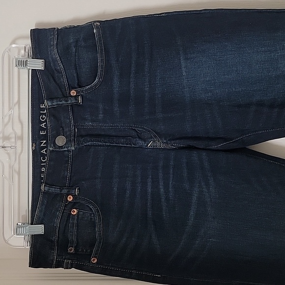 American Eagle Size 32x32 Ne(x)t Level Flex Dark Wash Slim Blue Jeans, Exc. Cond - Picture 10 of 12